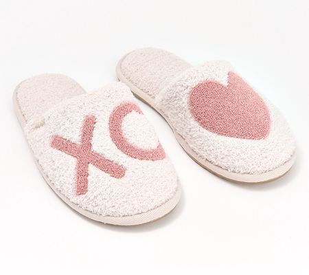 As Is Barefoot Dreams CozyChic Love Slippers