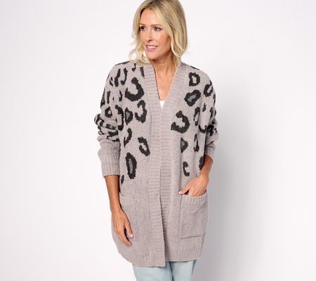 As Is Barefoot Dreams CozyChic Relaxed OpenFront Cardigan