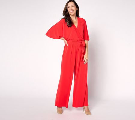 As Is BEAUTIFUL by Lawrence Zarian Garcelle Belted Jumpsuit