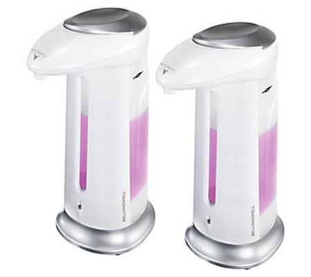 As Is Bell & Howell Set of 2 Sonic Soap Auto Dispensers