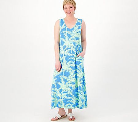 As Is Belle Beach by Kim Gravel Island Time VNeck Maxi Dress