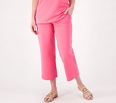 As Is Belle Beach by Kim Gravel Petite French Terry Crop