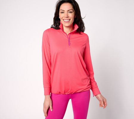 As Is Belle Body by Kim Gravel Bungee Trim AthleticHalfZip