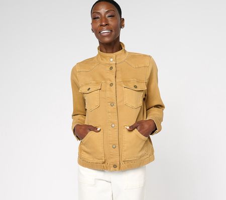 As Is Belle Boho by Kim Gravel Vintage-Style Utility Jacket
