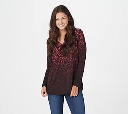 As Is Belle by Kim Gravel Animal Print Knit Top