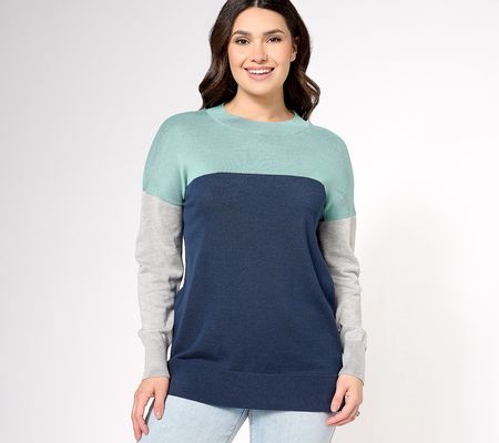 As Is Belle by Kim Gravel Color Block Sweater