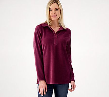 As Is Belle by Kim Gravel Corduroy Pop Over Tunic