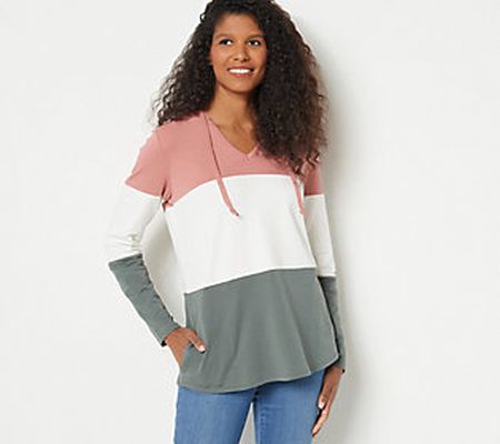 As Is Belle by Kim Gravel French Terry ColorBlock Hoodie