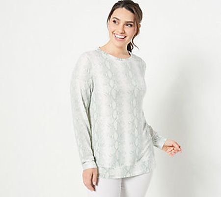 As Is Belle by Kim Gravel Luxe French Terry PrintSweatshirt