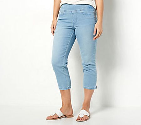 As Is Belle by Kim Gravel TruTemp Petite Crop SlimDenim Jean