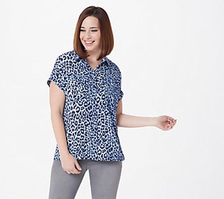 As Is Belle by Kim Gravel Woven Camp Shirt