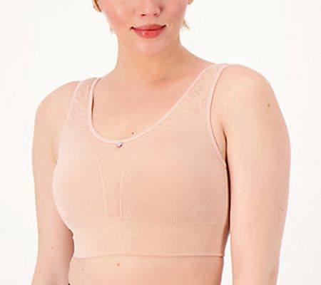 As Is Breezies Active Comfort Seamless Wire Free Bra