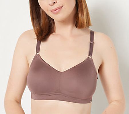 As Is Breezies CurvedComfort Unlined Wirefree Bra
