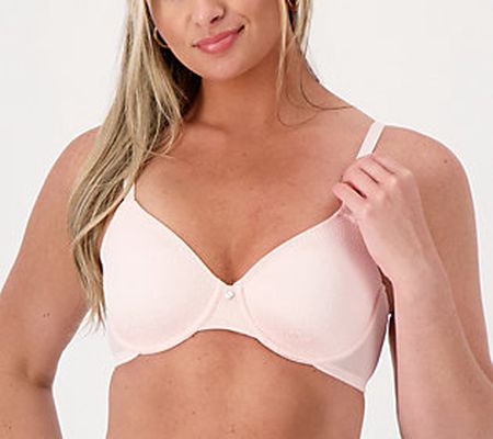 As Is Breezies Feather Light Jacquard Underwire Bra