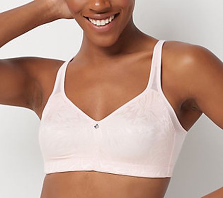As Is Breezies Jacquard Shine UnlinedWirefree Support Bra
