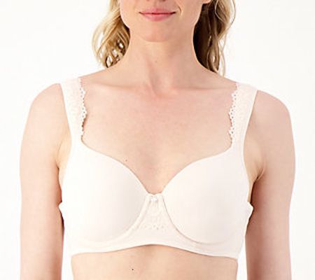 As Is Breezies Luxe Lace Underwire T ShirtBra