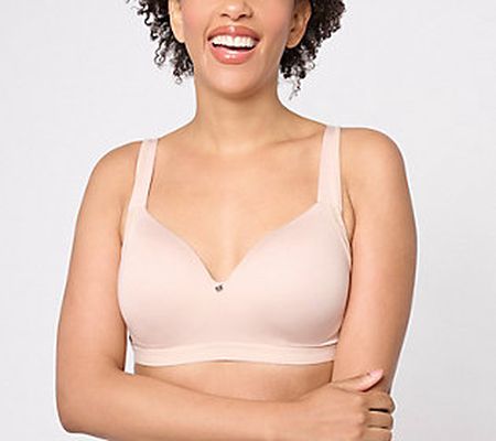 As Is Breezies Natural Embrace Wirefree Tshirt Bra
