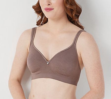 As Is Breezies Seamless Everyday Comfort Wirefree Bra