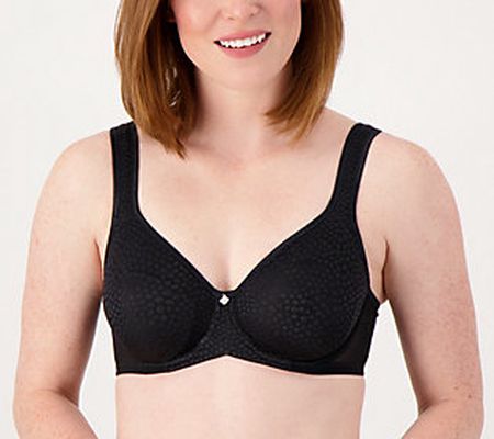 As Is Breezies Underwire Jacquard Unlined Support Bra