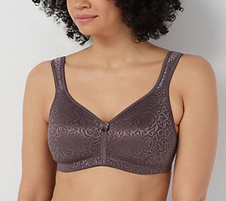 As Is Breezies Wild Rose Seamless Wirefree Support Bra