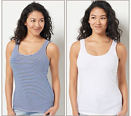 As Is Candace Cameron Bure Set of Two Tank Tops