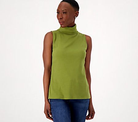 As Is Candace Cameron Bure Sleeveless Turtleneck Top