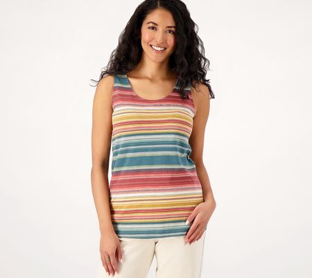 As Is Canyon Retreat Mirabella Knit Scoop- Neck Tank Top