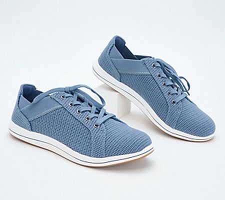 As Is Clarks Cloudsteppers Crochet Casual Sneakers