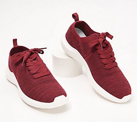 As Is Clarks Cloudsteppers Washable Knit Sneakers