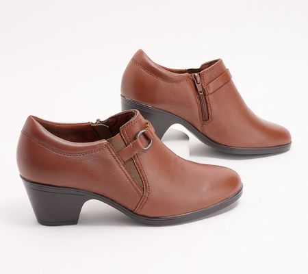 As Is Clarks Collection Leather Shootie - Emily2 Erin