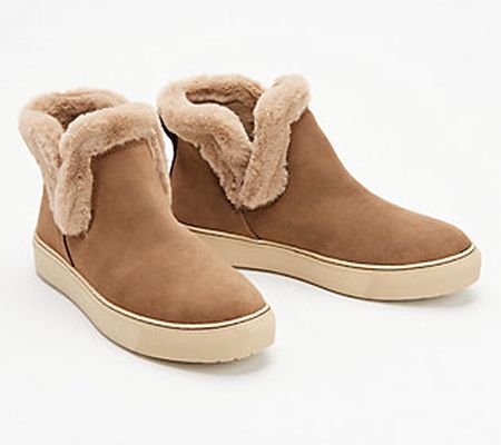 As Is Cougar Faux Fur Waterproof Ankle Boots- Duffy