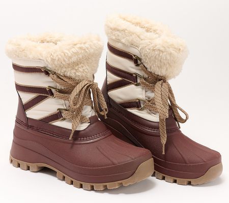 As Is Cougar Fjord Waterproof Mid Winter Boot - Fresno