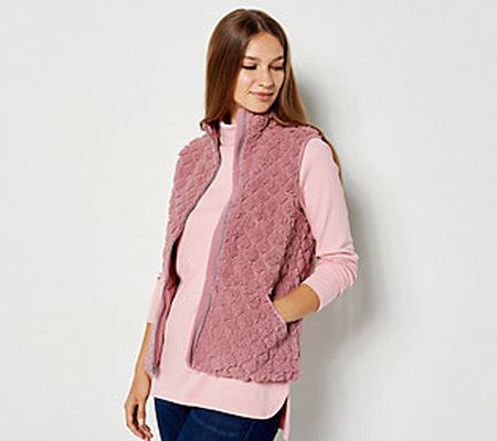 As Is Cuddl Duds Quilted Cozy Vest