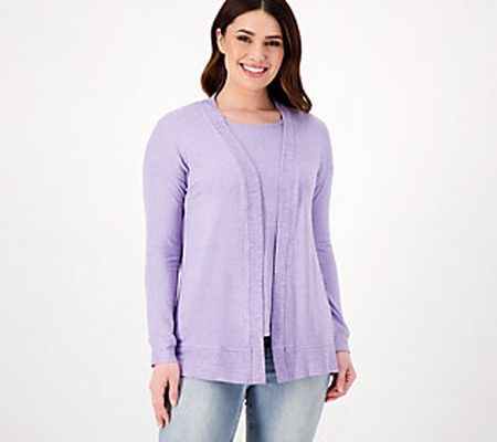 As Is Cuddl Duds Seriously Soft 2-Piece Tee & Wrap Set