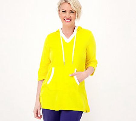 As Is Cuddl Duds Sun Terry Hooded Tunic