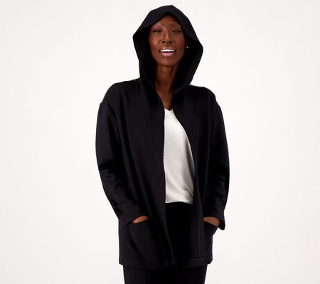 As Is Day2Day by Duette NYC Regular PonteKnit Hooded Jacket