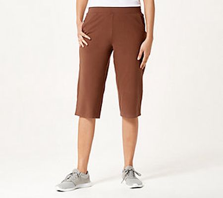 As Is Denim & Co. Active Duo Stretch SkimmerLength Pants