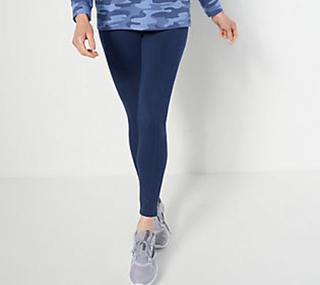 As Is Denim & Co. Active Reg Duo Stretch Legging wPocket