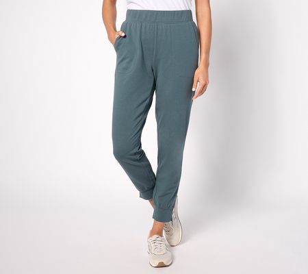 As Is Denim & Co. Active Regular French Terry Jogger w/ Cuffs