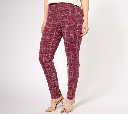 As Is Denim & Co. Active Tall Duo StretchSlim Straight Pant
