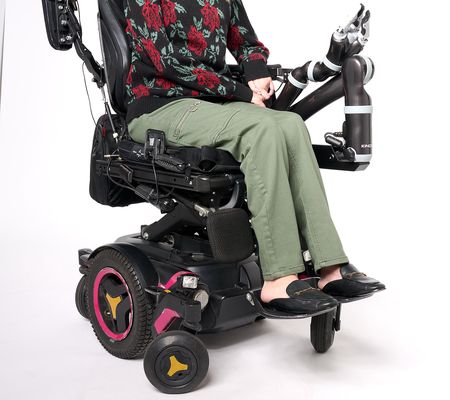 As Is Denim & Co. Adaptive Comfy Knit Pocket Wheelchair Jean