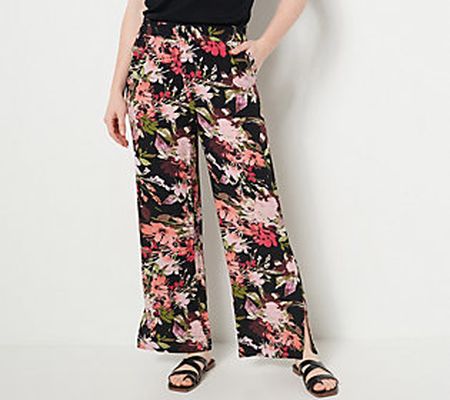 As Is Denim & Co. Beach Tall Cover-Up Pants