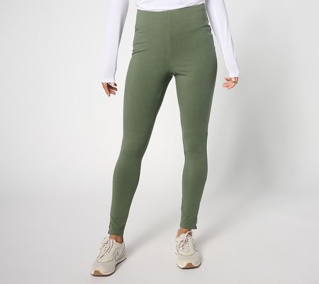 As Is Denim & Co. Petite Active Duo Stretch Slim Leg Pant