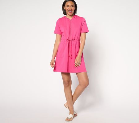 As Is Denim Co. Beach Regular French Terry Cover Up Dress