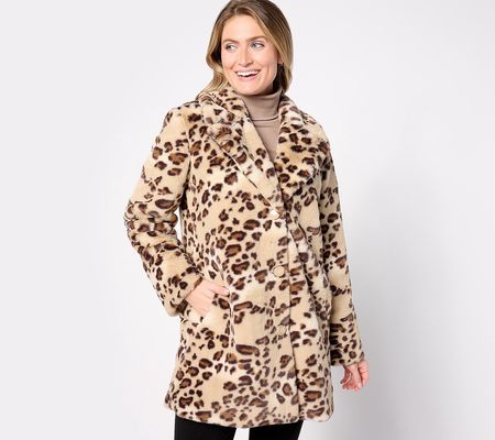 As Is Dennis Basso 30th Anniversary Faux Fur Coat