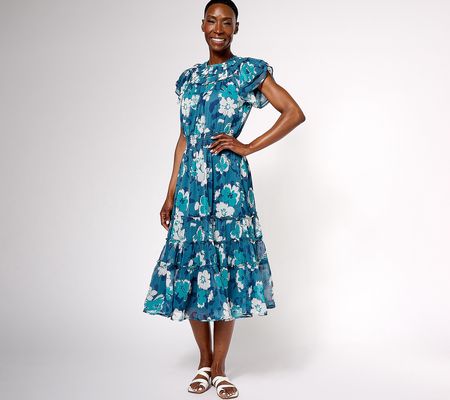 As Is Destination 365 Regular Short Sleeve Midi Dress