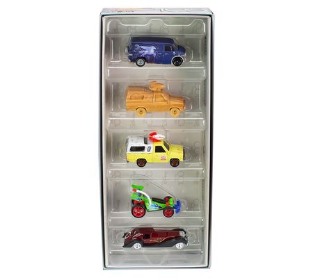 As Is Disney 100 Set 5 Hot Wheels Character Metal Vechicles