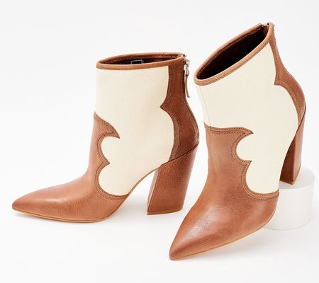 As Is Dolce Vita Heeled Ankle Boots- Noraya
