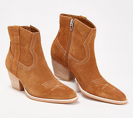 As Is Dolce Vita Leather or Suede Ankle Booties - Silma