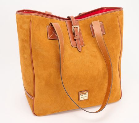As Is Dooney & Bourke Archives 1997 Suede Large Tote